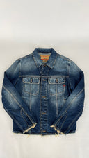 Giacca denim blu Diesel