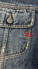Giacca denim blu Diesel