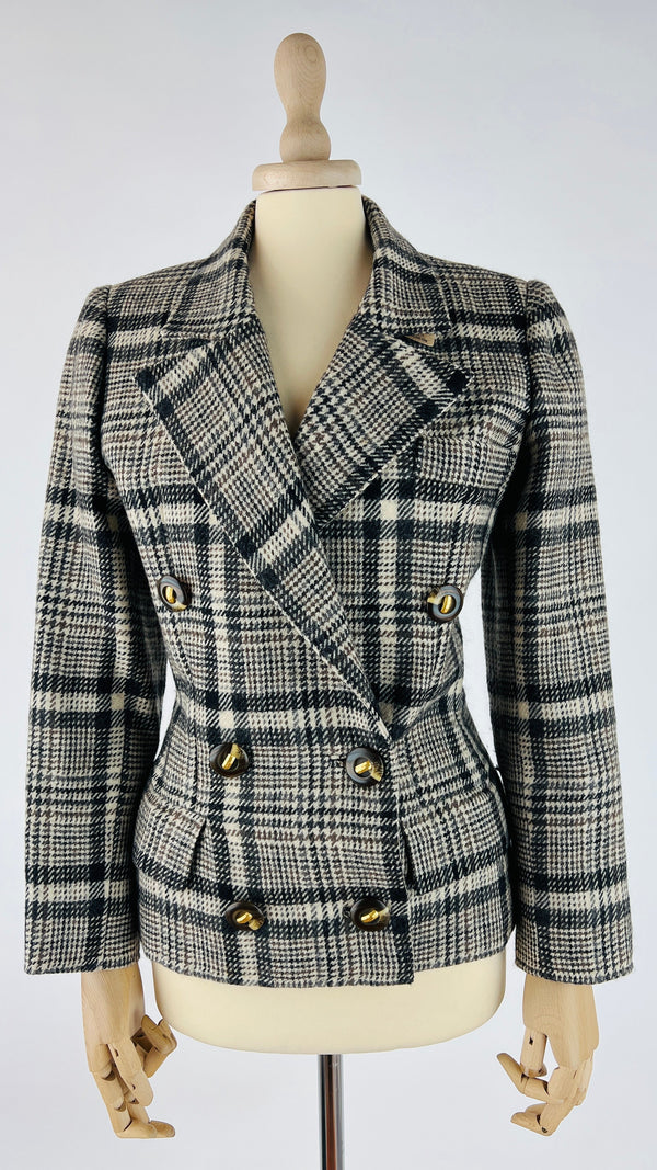 Blazer corto doppiopetto