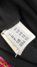 Top nero ricamato Jean Paul Gaultier Femme