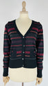 Cardigan multi-pattern