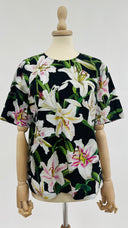 T-shirt fantasia gigli Dolce & Gabbana