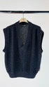 Gilet maglia scollo V