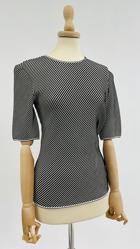 T-shirt righe diagonali
