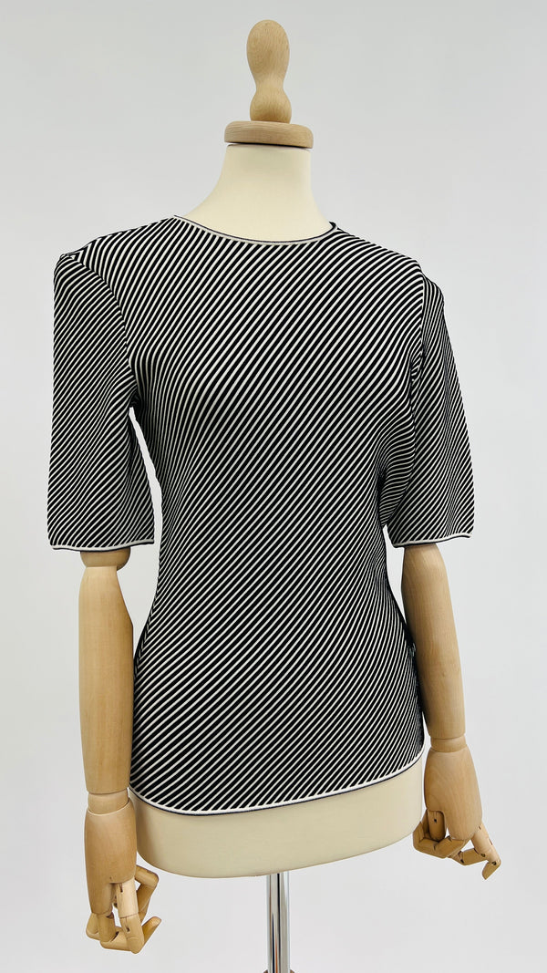 T-shirt righe diagonali