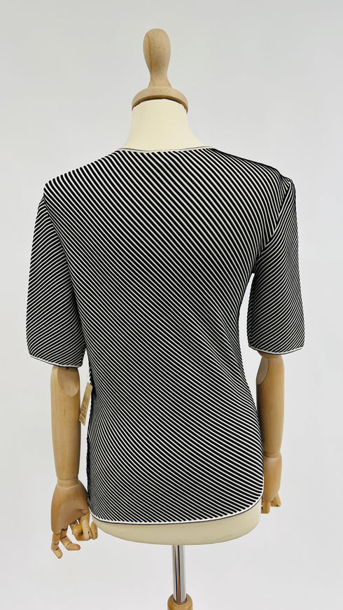 T-shirt righe diagonali