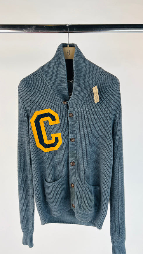 Cardigan cotone motivo “C”