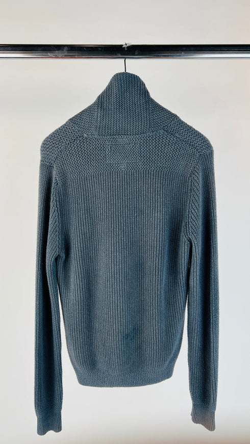 Cardigan cotone motivo “C”