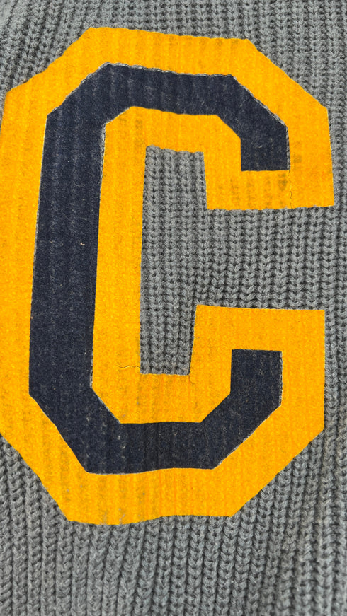 Cardigan cotone motivo “C”