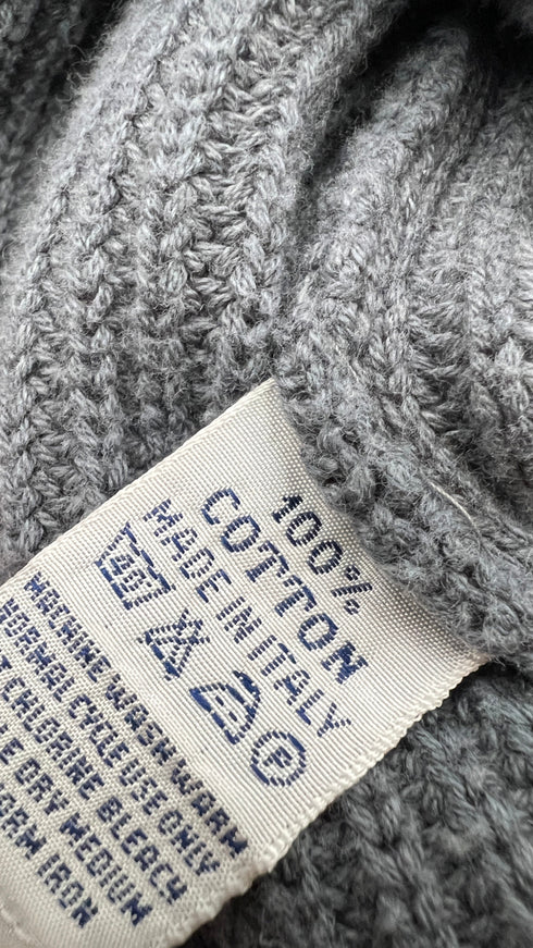 Cardigan cotone motivo “C”