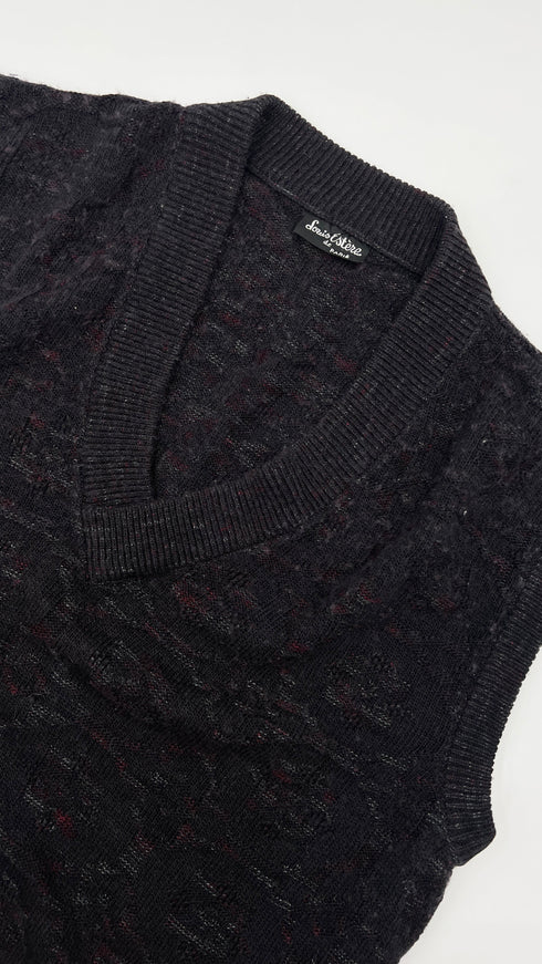 Gilet maglia scollo V