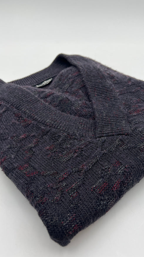 Gilet maglia scollo V