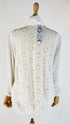 Cardigan cotone motivi geometrici