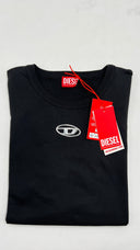 T-shirt nera logo Diesel