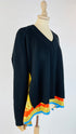 Maglione V lana e seta
