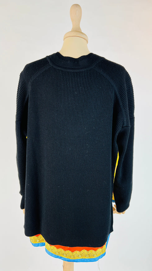 Maglione V lana e seta