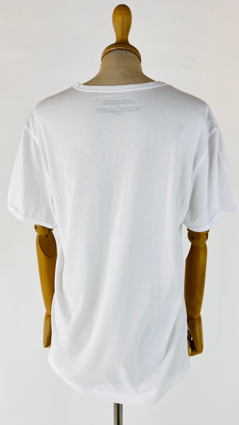 T-shirt stampa pettine con cartellino