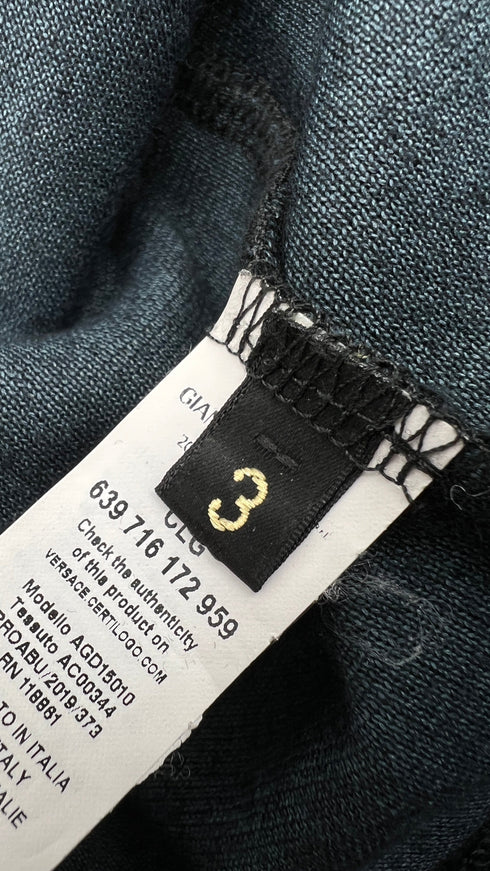 Felpa in velluto nero