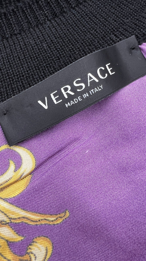 Maglione V lana e seta