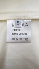 Abito corto asimmetrico bianco MagalA