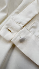 Abito corto asimmetrico bianco MagalA