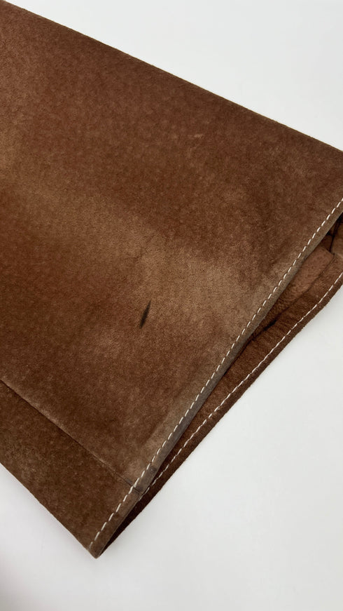 Pantalone scamosciato
