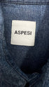 Camicia denim fiammato