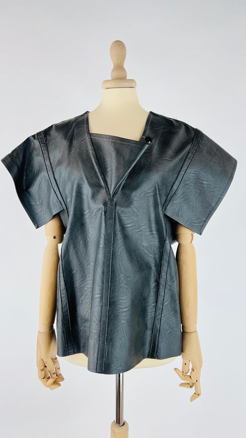Top kimono eco pelle