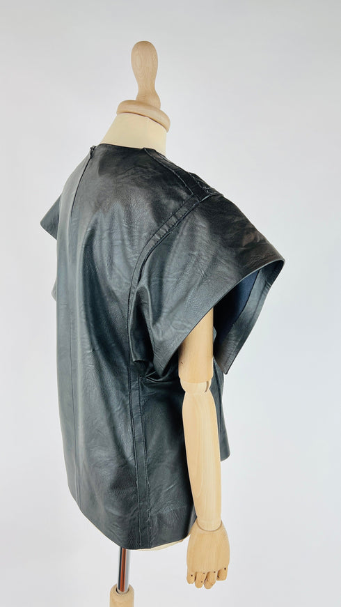 Top kimono eco pelle