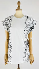 T-shirt bianca stampata BALENCIAGA T's