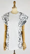 T-shirt bianca stampata