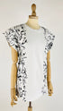 T-shirt bianca stampata