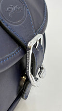 Borsa in eco pelle blu LONGCHAMP