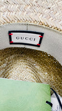 Cappello nastro in pelle con fibbia GUCCI
