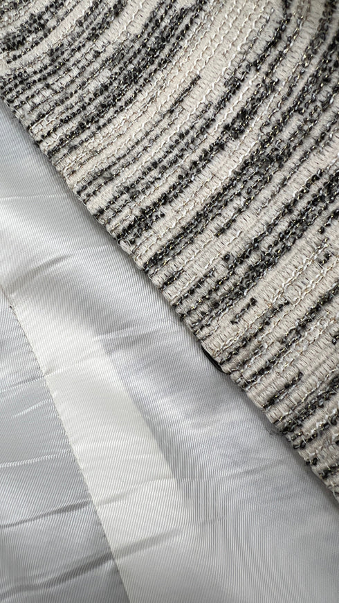 Soprabito con cintura a righine