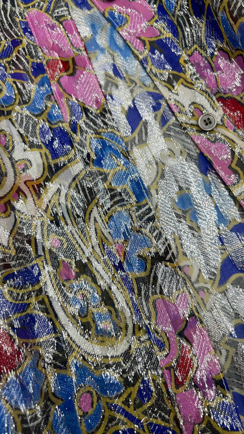 Camicia paisley lamé