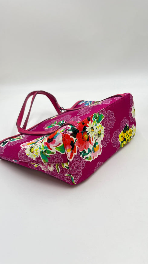 Borsa a mano floreale