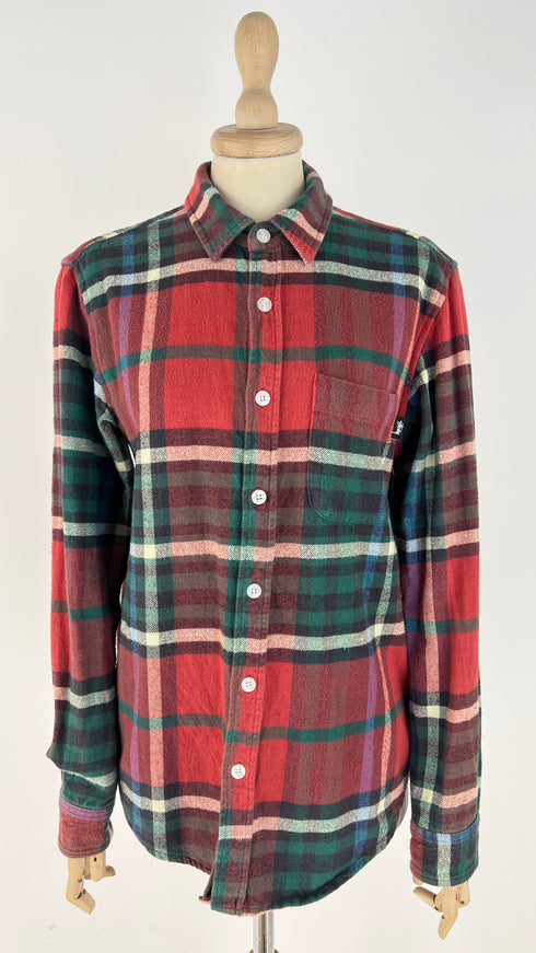 Camicia tartan con taschino