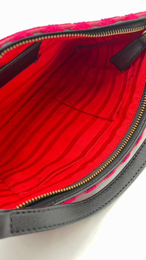 Borsa in tessuto a rombi