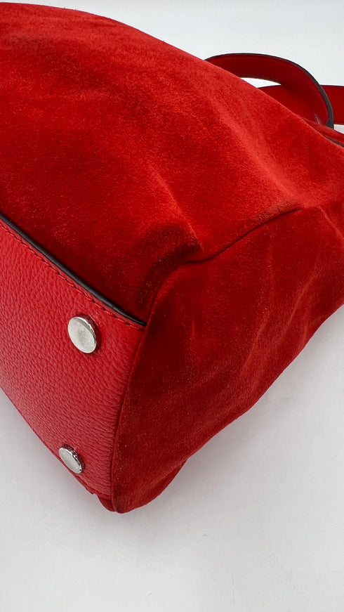 Borsa "Andromeda" suede rosso