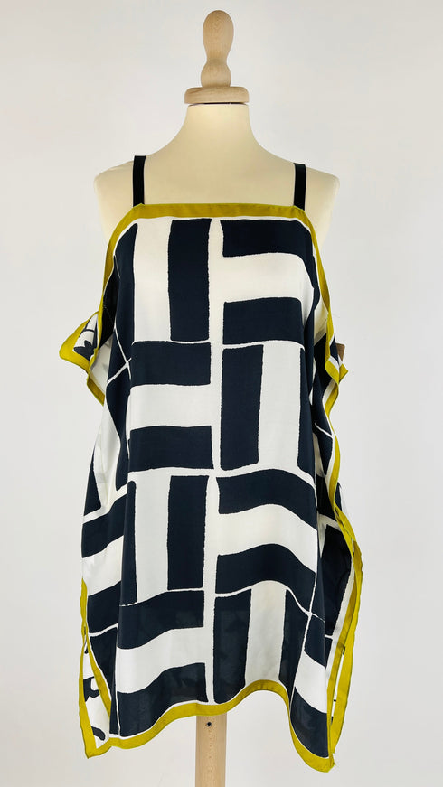 Top a foulard in seta