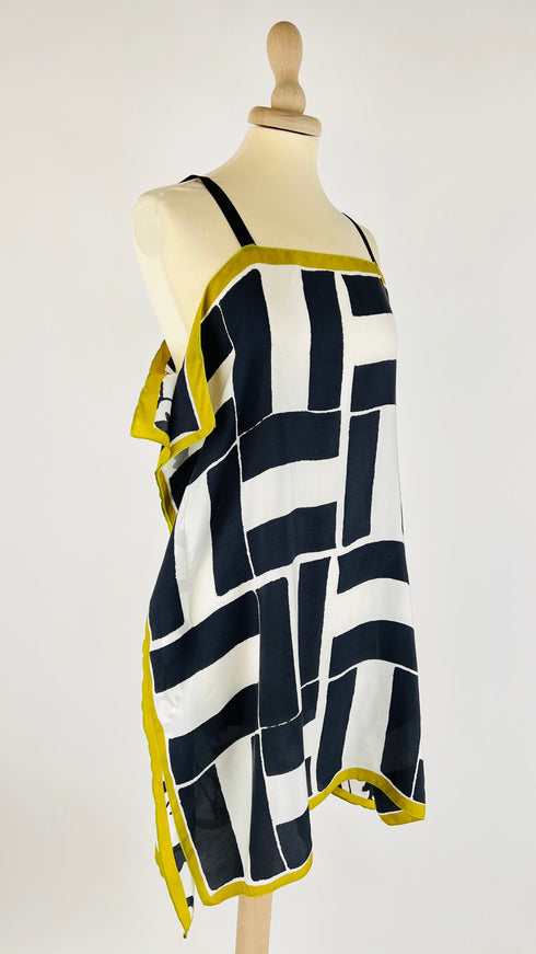 Top a foulard in seta