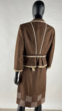 Completo vintage marrone ALBERTA FERRETTI