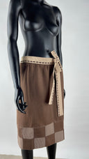 Completo vintage marrone ALBERTA FERRETTI