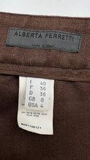 Completo vintage marrone ALBERTA FERRETTI