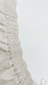 Shorts in seta a righe