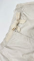 Shorts in seta a righe