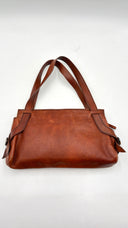 Borsa in pelle marrone SERGIO ROSSI