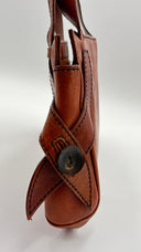 Borsa in pelle marrone SERGIO ROSSI