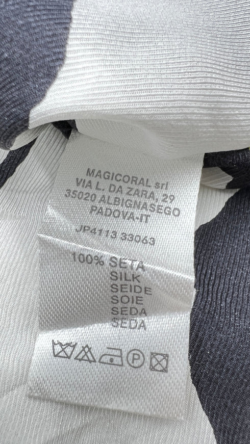 Top a foulard in seta